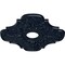 Ekena Millwork Peralta Ceiling Medallion (Fits Canopies up to 4 5/8"), 17 3/4"OD x 3 1/8"ID x 1"P, Midnight Dream CM17PEMDF - alternate 4